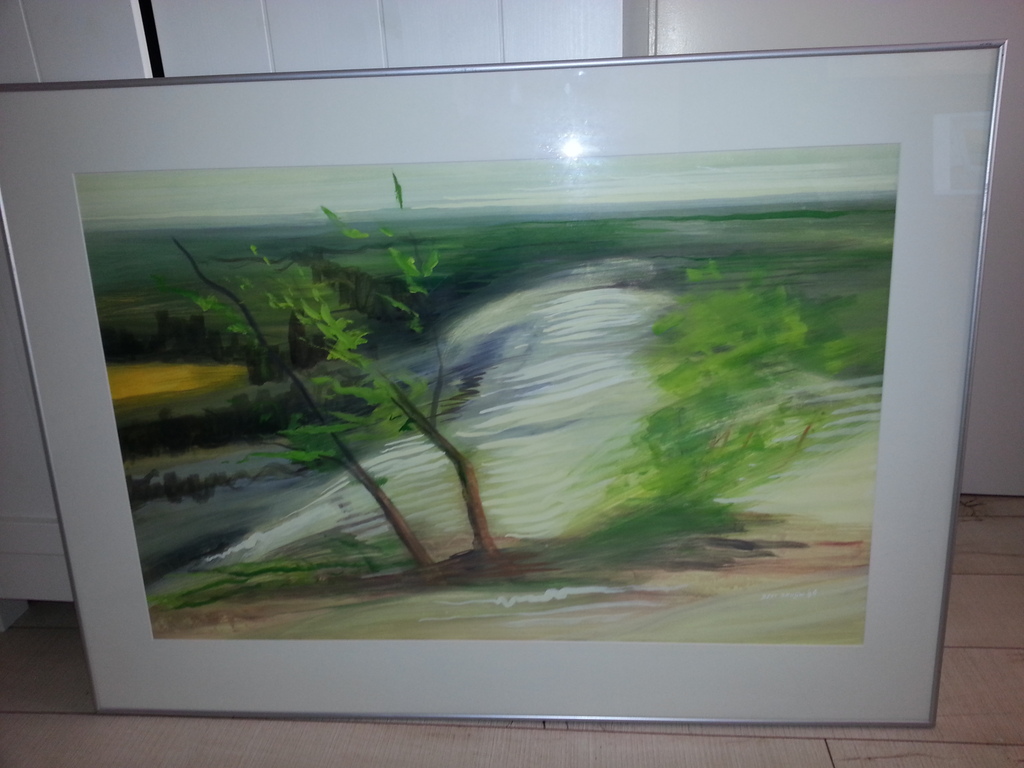 Prachtig werk van Bert Bruijn: Gouache (groot), gesigneerd '96. kopen? Bied vanaf 95!