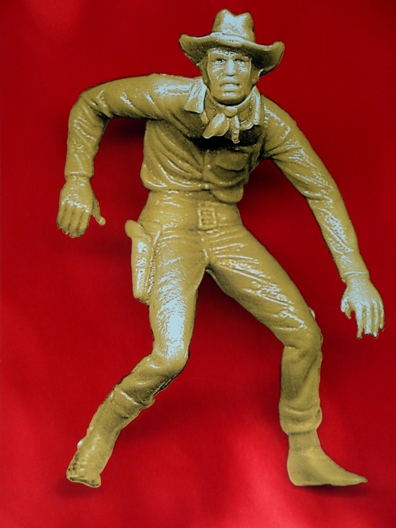 Marjolein Mandersloot - zeefdruk - Cowboy verkocht voor € 325!