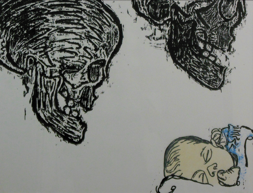 Erik Andriesse: Litho, Zonder titel - Ingelijst kopen? Bied vanaf 300!