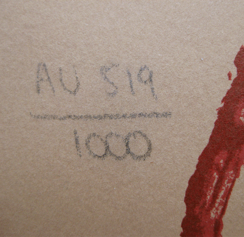 Antoni Tapies - Kleuren litho - " Creu i M " - 199 (Hand genummerd) kopen? Bied vanaf 75!