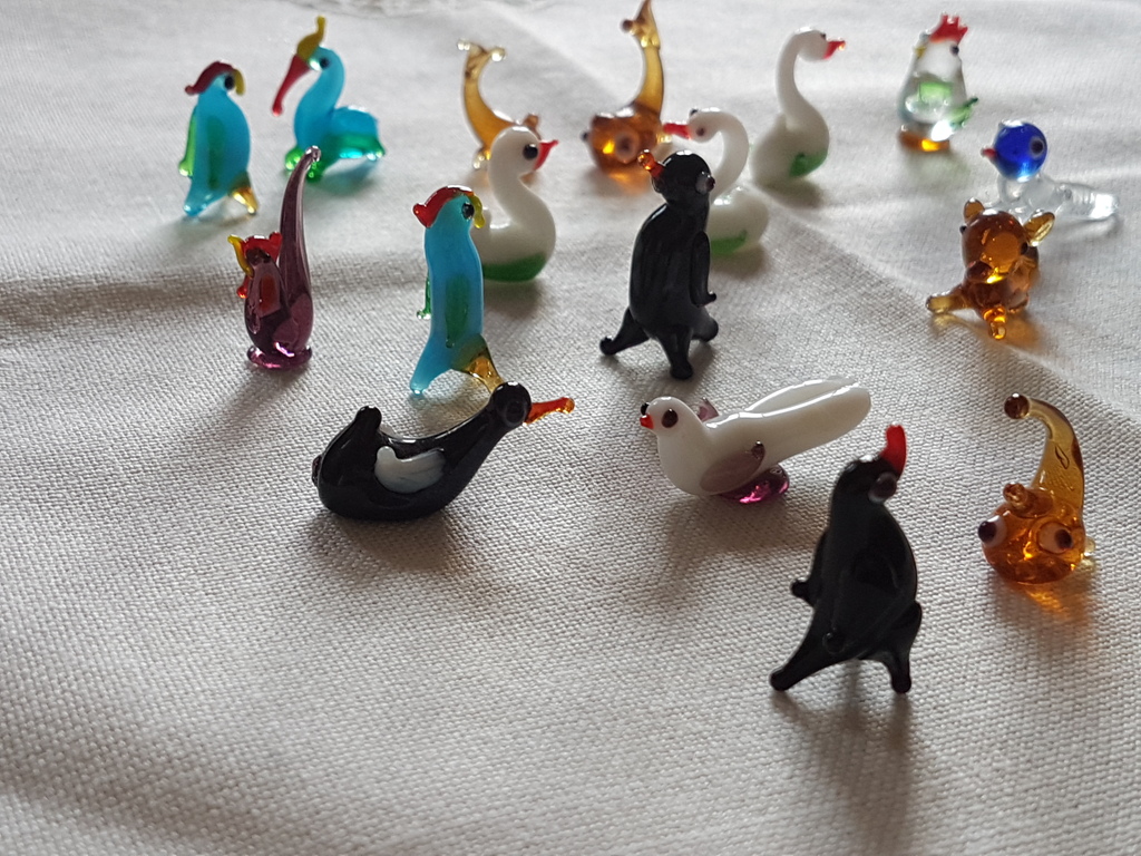 Murano glas(calcedonio)miniature vintage anni 70-18 pz kopen? Bied vanaf 1!