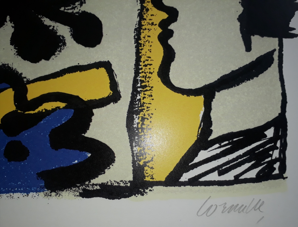 Corneille Lithografie - Vrouw/Vogel/Bloem kopen? Bied vanaf 1!