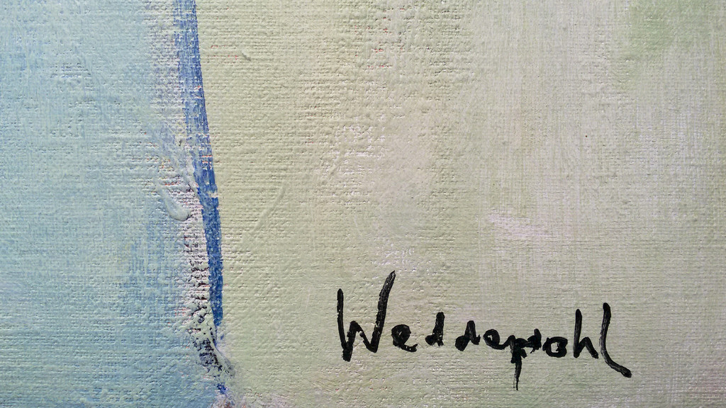 Rob Weddepohl - Abstract, acrylverf op doek (ingelijst, groot) kopen? Bied vanaf 1!