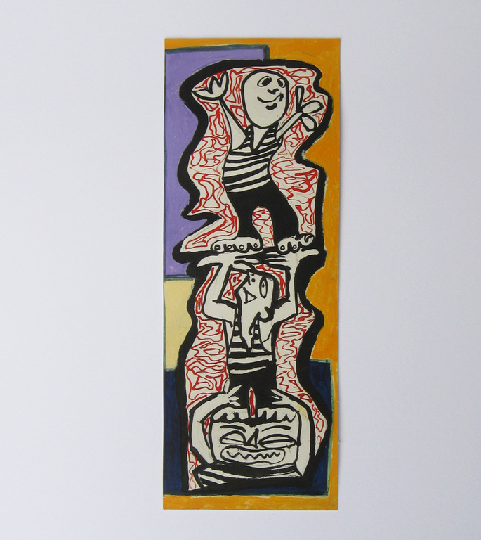 FRANK HULSCHER - los werk op papier, uit groter geheel, 1993 kopen? Bied vanaf 1!