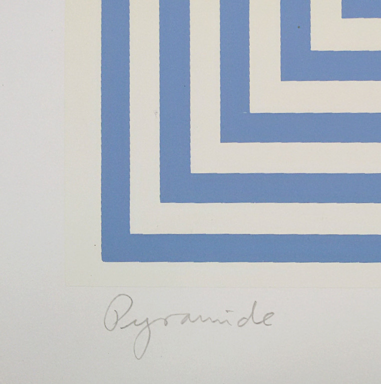 Volker Bussmann - Pyramide, zeefdruk kopen? Bied vanaf 50!