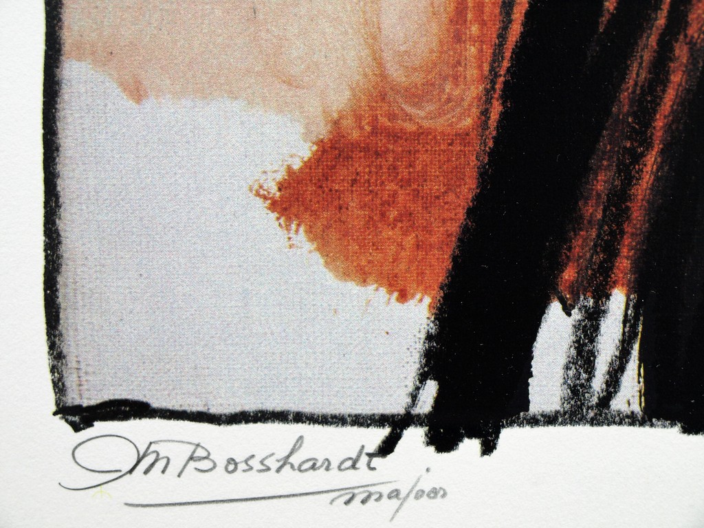 Peter Donkersloot : Litho , Majoor Bosshardt – gesigneerd – 1997 kopen? Bied vanaf 1!