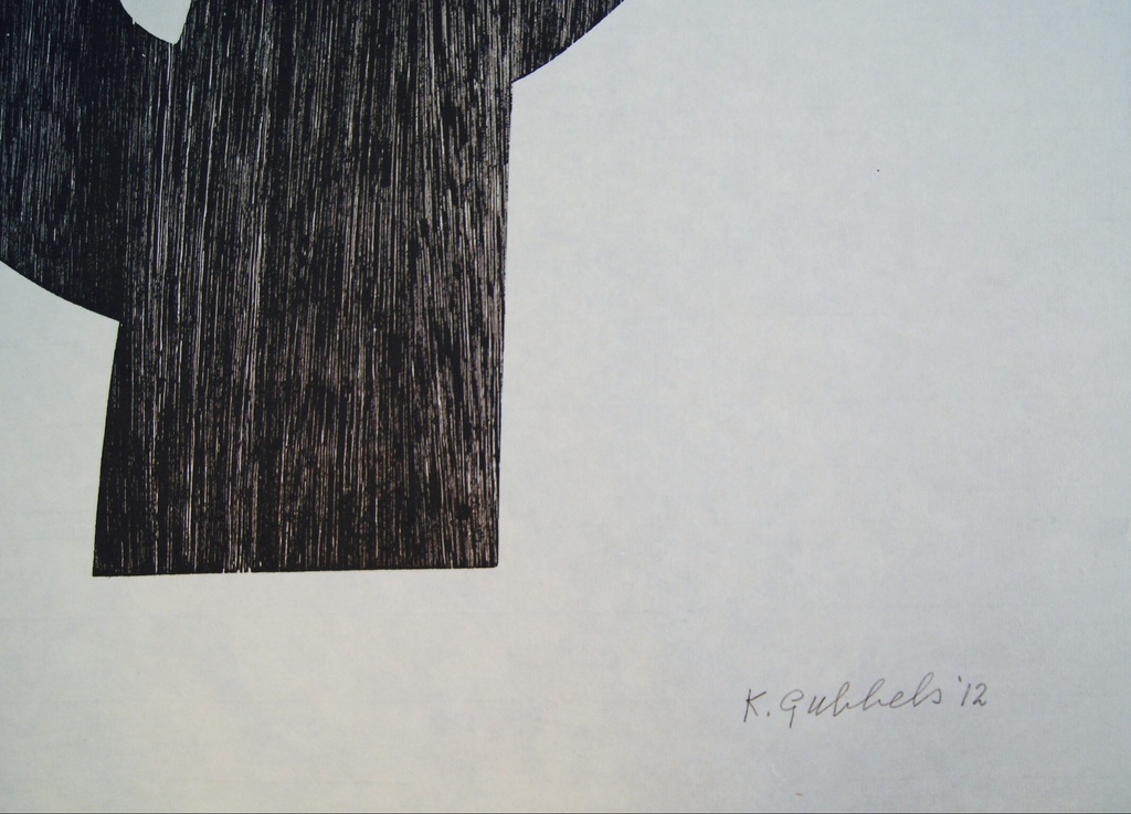 Klaas Gubbels zeer grote houtdruk uit 2012. kopen? Bied vanaf 575!