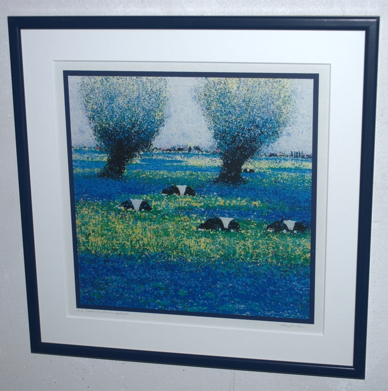 Han Jansen - Zeefdruk epreuve artiste - Vecht en Plassengebied kopen? Bied vanaf 75!