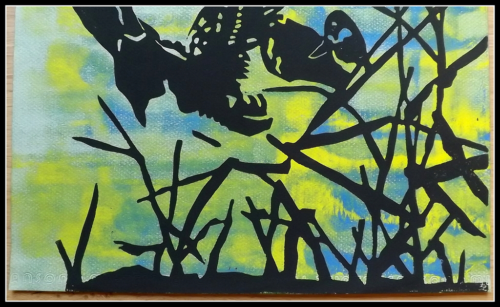 Andre Anne Tigchelaar - Linosnede - 2003 kopen? Bied vanaf 1!