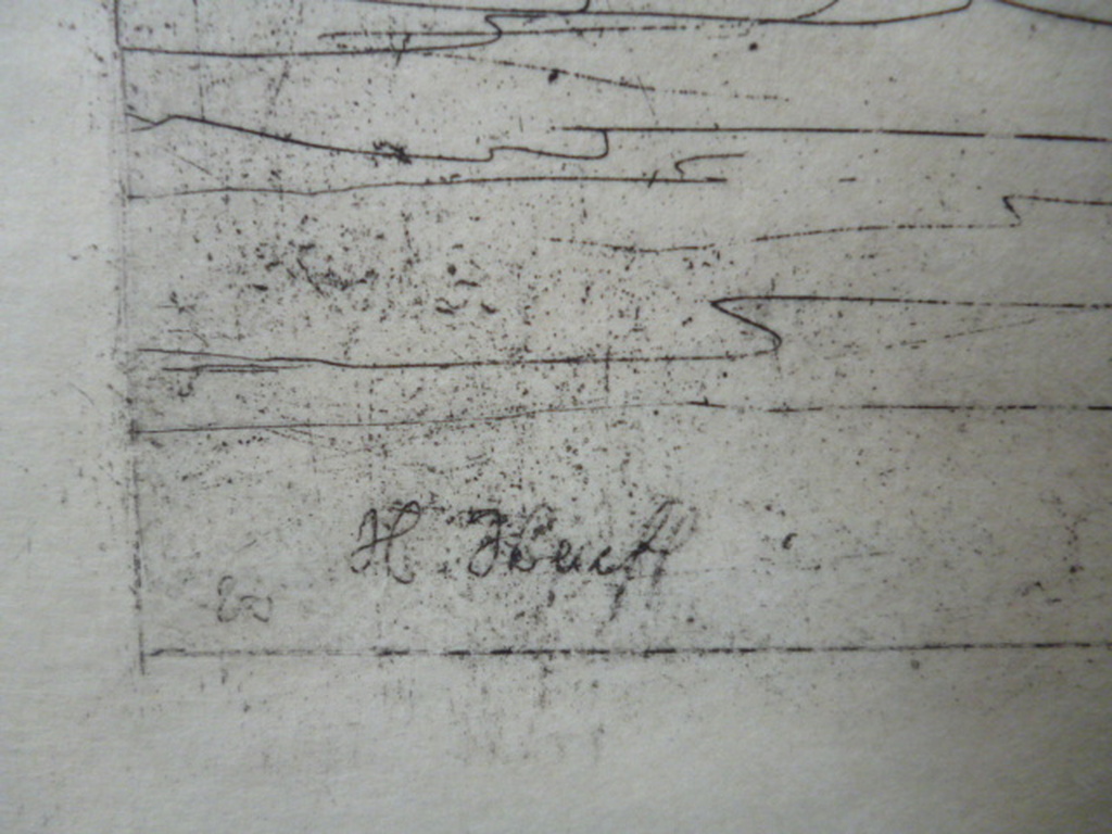 Herman Heuff - ets - Driemaster bij Rotterdam kopen? Bied vanaf 45!