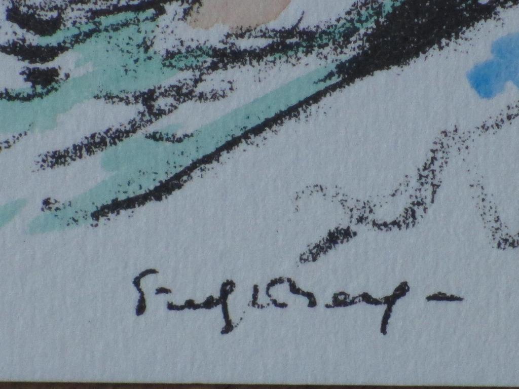 Freek van den Berg, Samen in bad, Handgekleurde litho kopen? Bied vanaf 55!