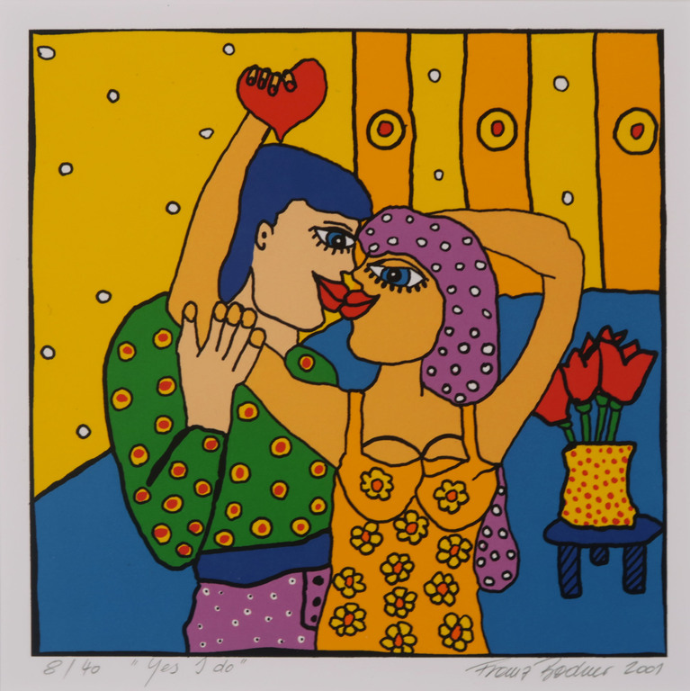 Franz Bodner: Zeefdruk, Yes I do kopen? Bied vanaf 20!