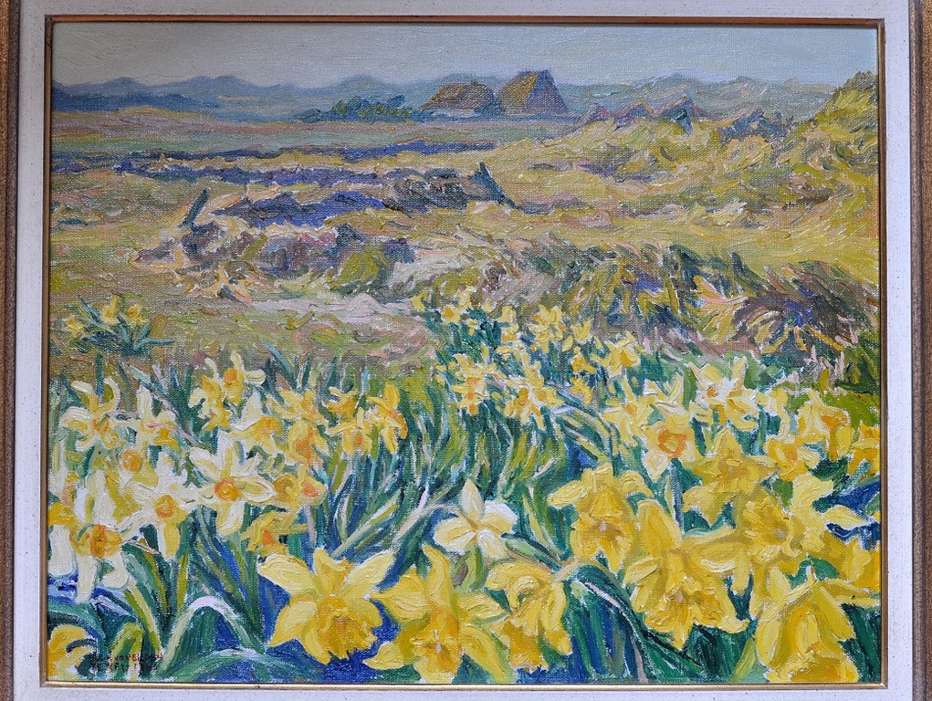 Ad Blok van der Velden (1913-1980), Texel, olie op doek kopen? Bied vanaf 1500!