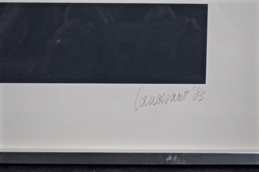 Hans Landsaat: Zeefdruk, Zonder titel - Ingelijst kopen? Bied vanaf 1!