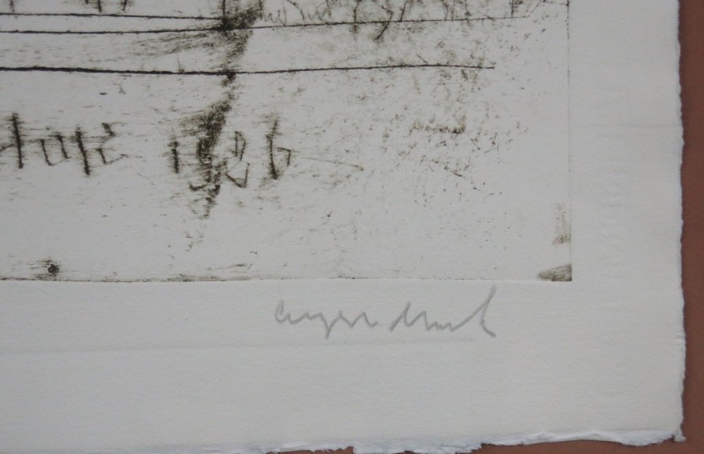 Anton Heyboer: Ets, Huis - Ingelijst kopen? Bied vanaf 150!