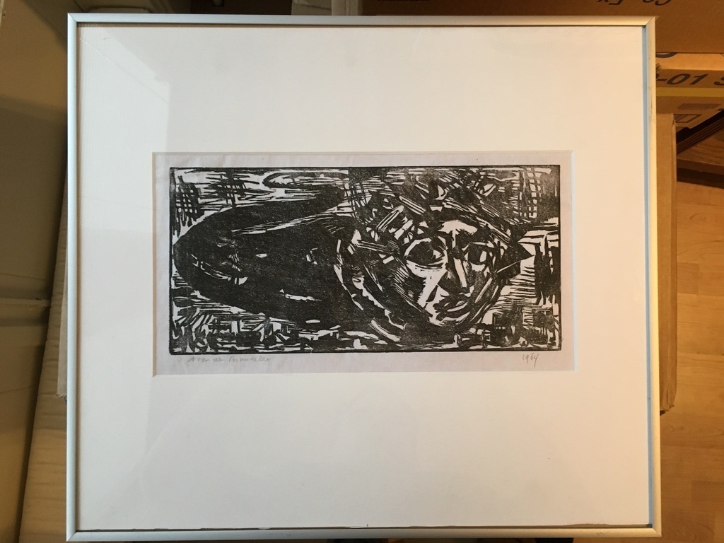 "Mephisto" oude druk uit 1964, vroeg werk van vdBrandeler 46x40cm PRIJSVERLAGING kopen? Bied vanaf 20!
