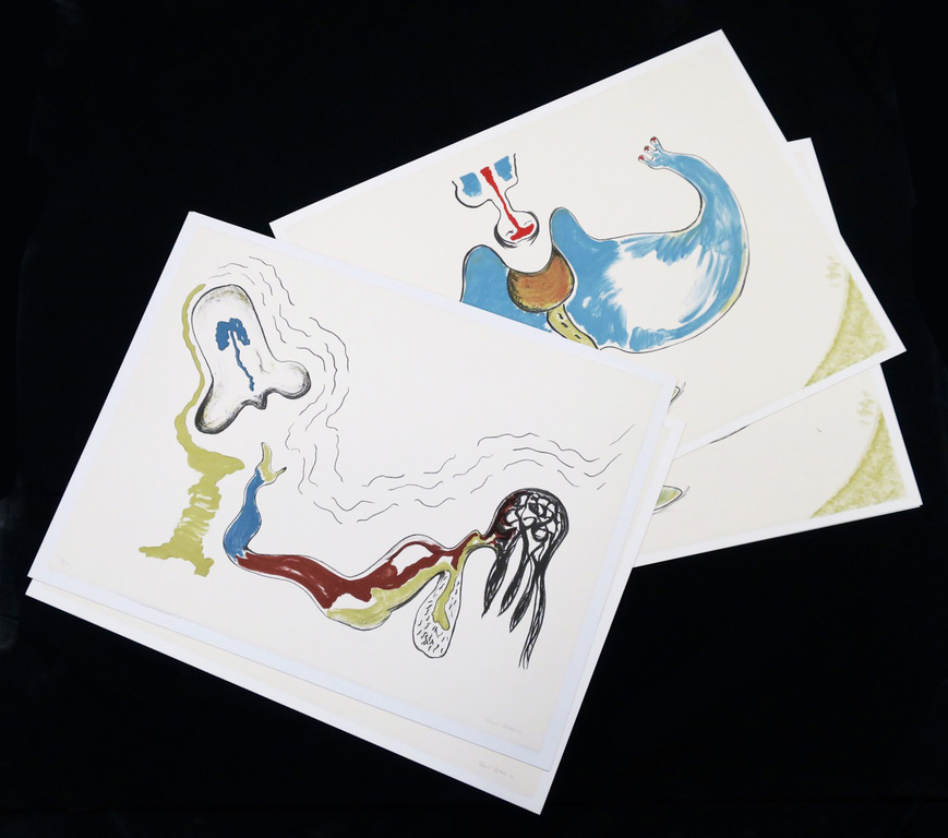 Lot met 31 werken van: Ruud Dijkers: Litho, Z.T. kopen? Bied vanaf 1!