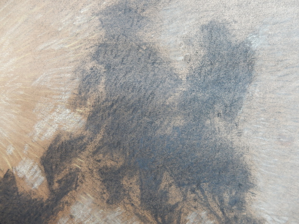 Yppe  Wenning, olieverf op dik papier, tekening met o.a. pastel kopen? Bied vanaf 125!