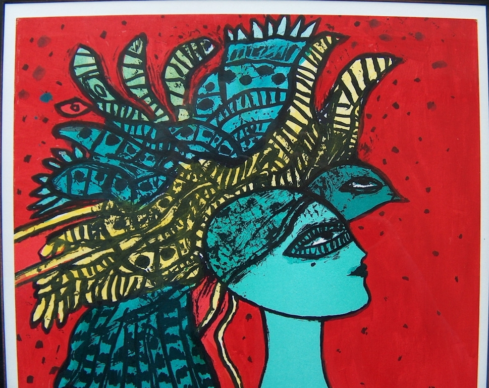 Corneille, ingekleurde litho, Ã©preuve aquarellÃ©e, 1977  kopen? Bied vanaf 1200!