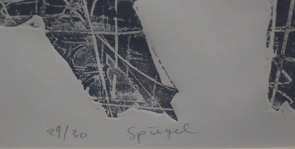 Wim Zurne: Ets, Spiegel -Ingelijst kopen? Bied vanaf 35!