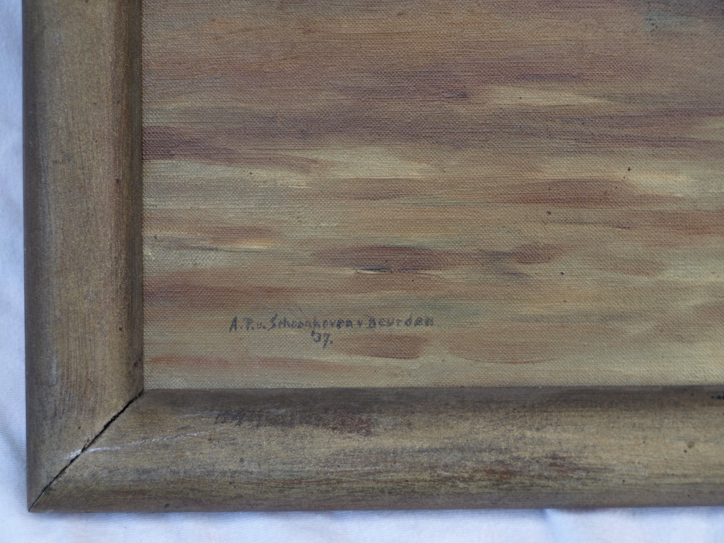 Willy van Schoonhoven van Beurden: Olieverf op doek, Zoutelande – 1937  kopen? Bied vanaf 85!