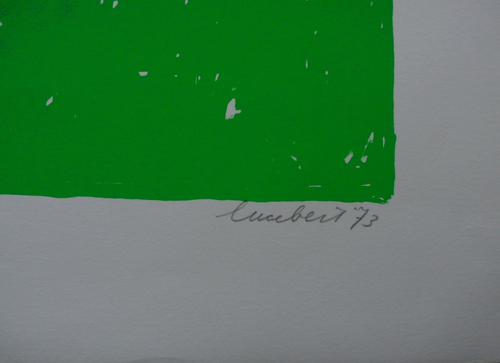 Lucebert - litho: En hij opende hem de ogen kopen? Bied vanaf 125!