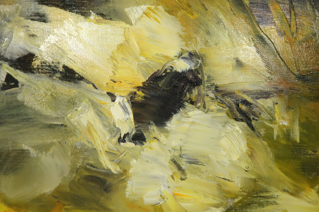 Charlotte Molenkamp: Olieverf op doek, Zonder titel - Ingelijst (Groot) kopen? Bied vanaf 2200!