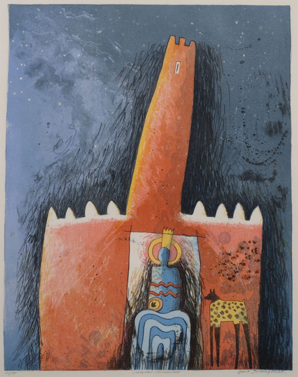 Gert Strengholt: Litho, Watermeester - Ingelijst kopen? Bied vanaf 20!