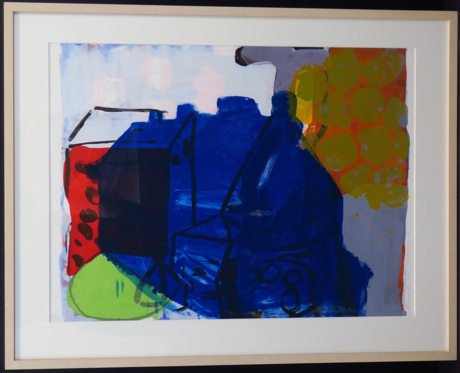 Cees Dolk: Zeefdruk, Roerend en onroerend I - Ingelijst (Groot) kopen? Bied vanaf 35!