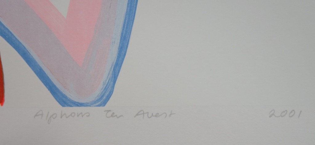 Alphons ter Avest: Litho, Man en boom kopen? Bied vanaf 40!