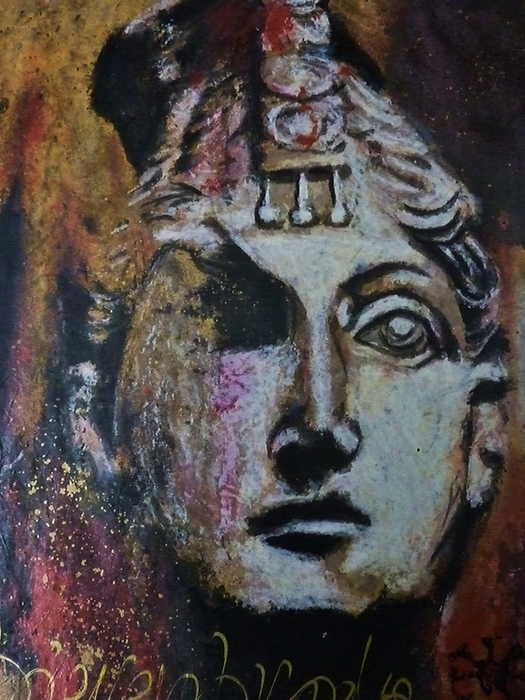 Gerti Bierenbroodspot : zeefdruk  Palmyra kopen? Bied vanaf 120!