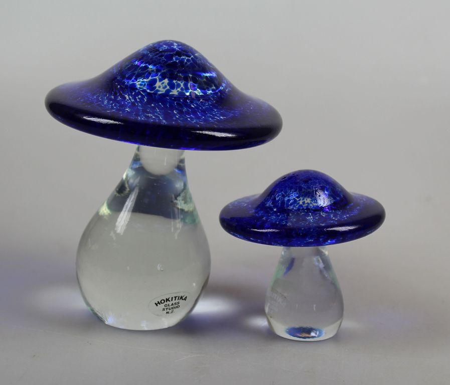 Anthony WIlson Hokitika studio glas twee paddenstoelen Nieuw-Zeeland kopen? Bied vanaf 35!