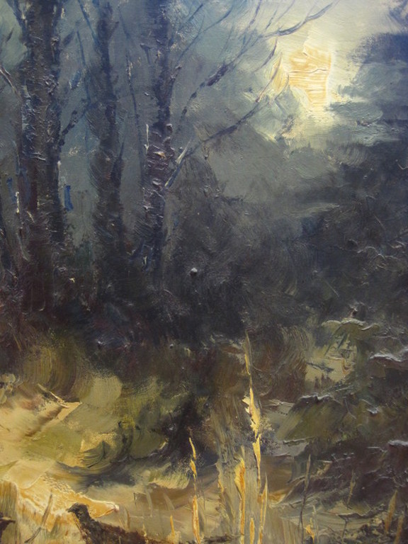 Indrukwekkend olieverf "Fazanten in winters bos" door John Bevort 1917-1996 kopen? Bied vanaf 1!