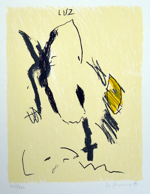 Charlotte Le Fevre ,litho # COMPOSITIE # 1988, handgesigneerd/genummerd kopen? Bied vanaf 1!