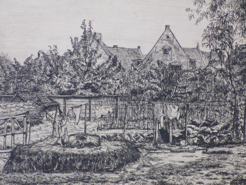 Edith Pijpers, Boerenerf achter woningen, Ets kopen? Bied vanaf 1!