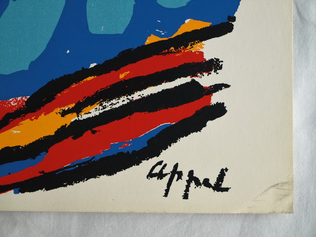 Karel Appel : Zeefdruk , Een groot dood Dier – Holland Festival 1963  kopen? Bied vanaf 1!