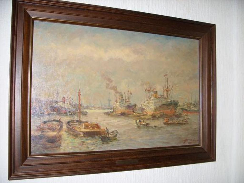 Joop Molenaar - Havengezicht Rotterdam  kopen? Bied vanaf 490!