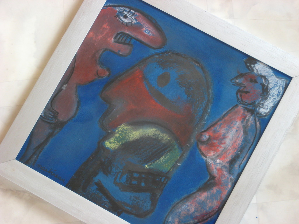 Anton Martineau (1926 - 2017). Gouache. Naakten. kopen? Bied vanaf 85!