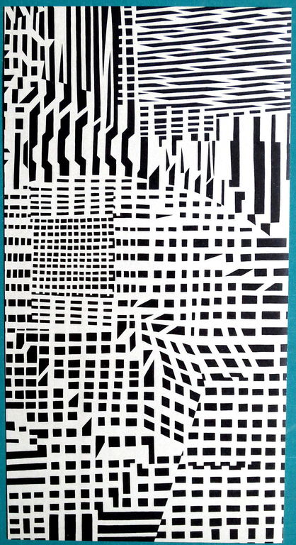 Victor Vasarely, zwart-wit lithografie, 1973 kopen? Bied vanaf 55!