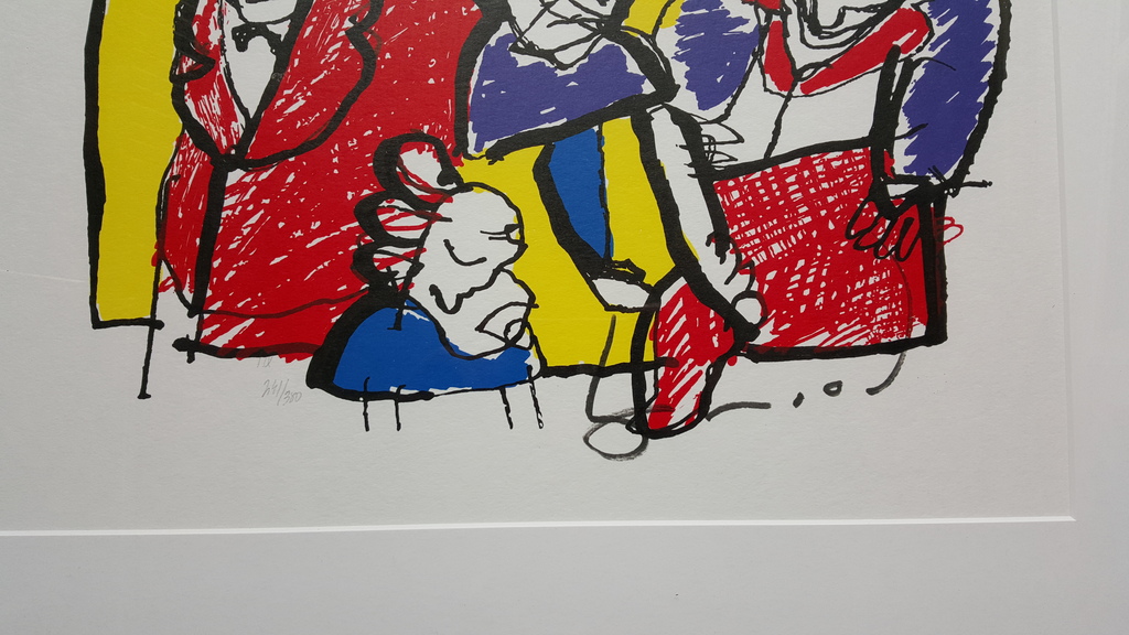 Ingelijste zeefdruk van Herman Brood  kopen? Bied vanaf 1!