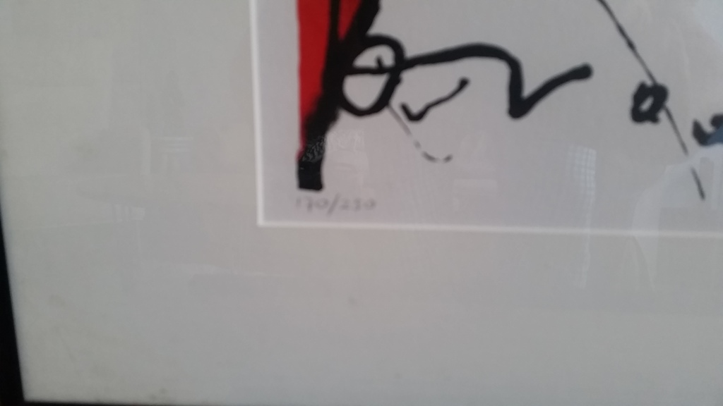 Zeefdruk Herman Brood ingelijst 61 x 51 kopen? Bied vanaf 75!