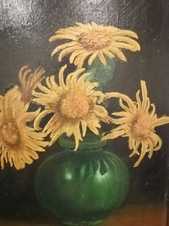 onbekend kunstenaar - olieverf op paneel - bloemen stilleven kopen? Bied vanaf 20!