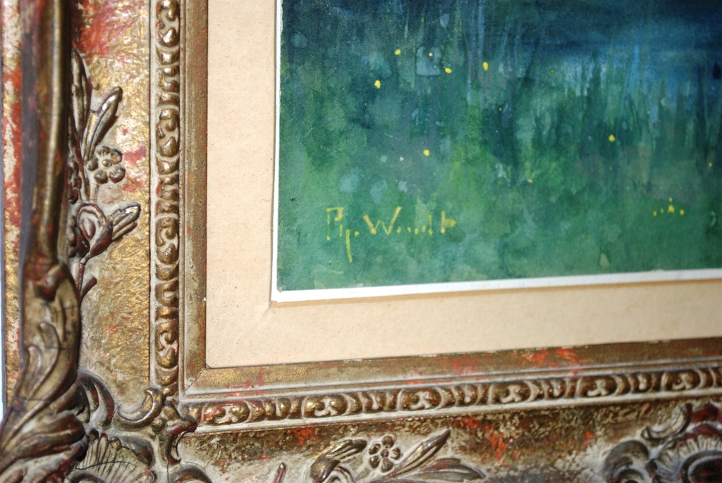 Huis aan het water - gesigneerde aquarel - fraaie kwaliteit kopen? Bied vanaf 150!