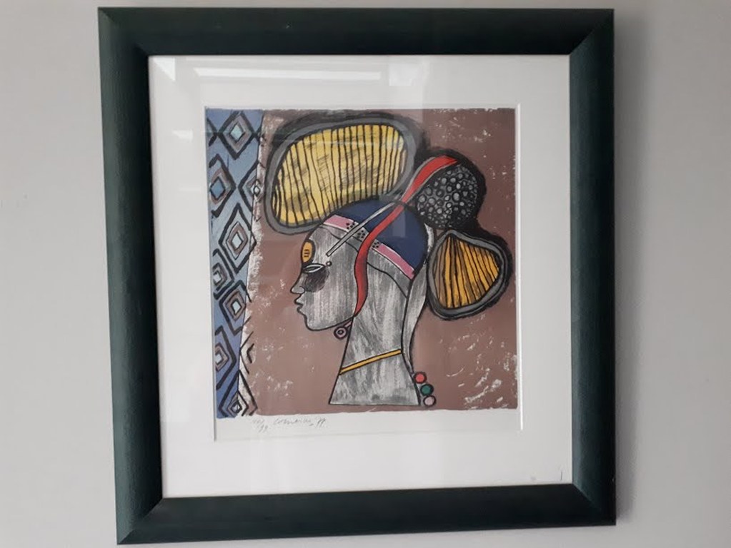 Corneille, kleurenlitho 1977, handgesigneerd, oplage 99, ingekaderd kopen? Bied vanaf 170!