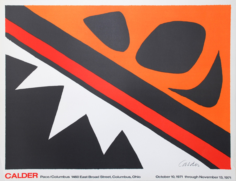 Alexander Calder - 'La Grenouille et Cie' - affiche,in de druk gesigneerd verkocht voor € 35!