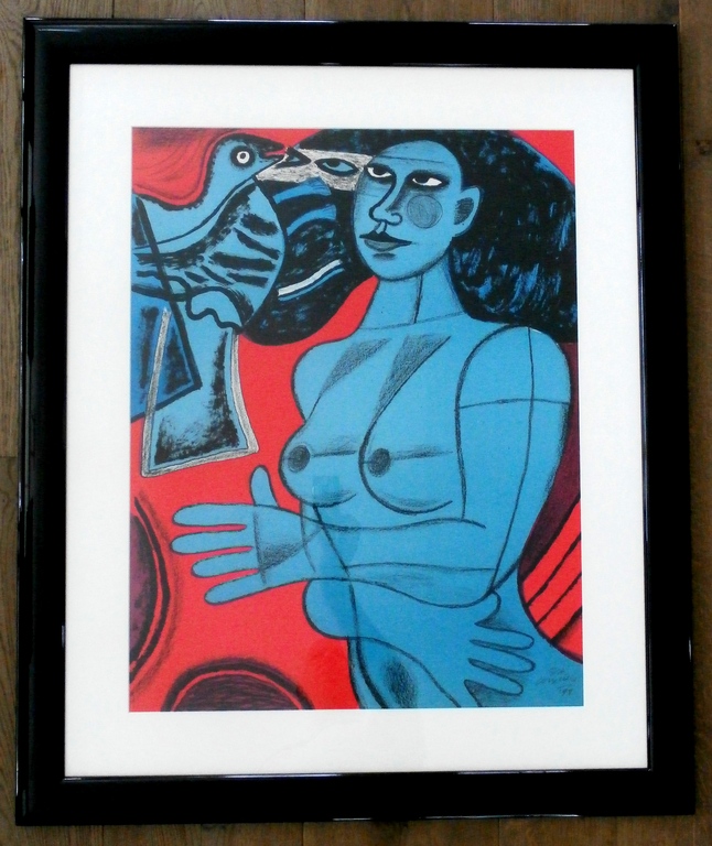 Corneille - ingelijste zeefdruk - 1997 verkocht voor € 275!