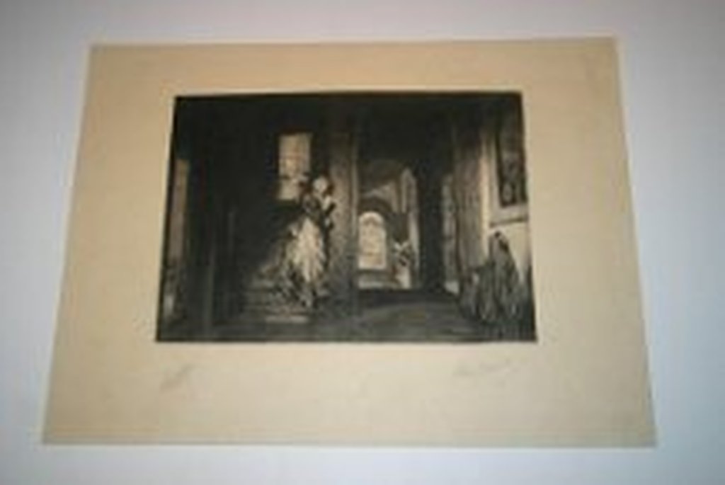 Willem Steelink (1858-1928)originele ets handgesigneerd  & watermerk op origineel Japon papier kopen? Bied vanaf 1!