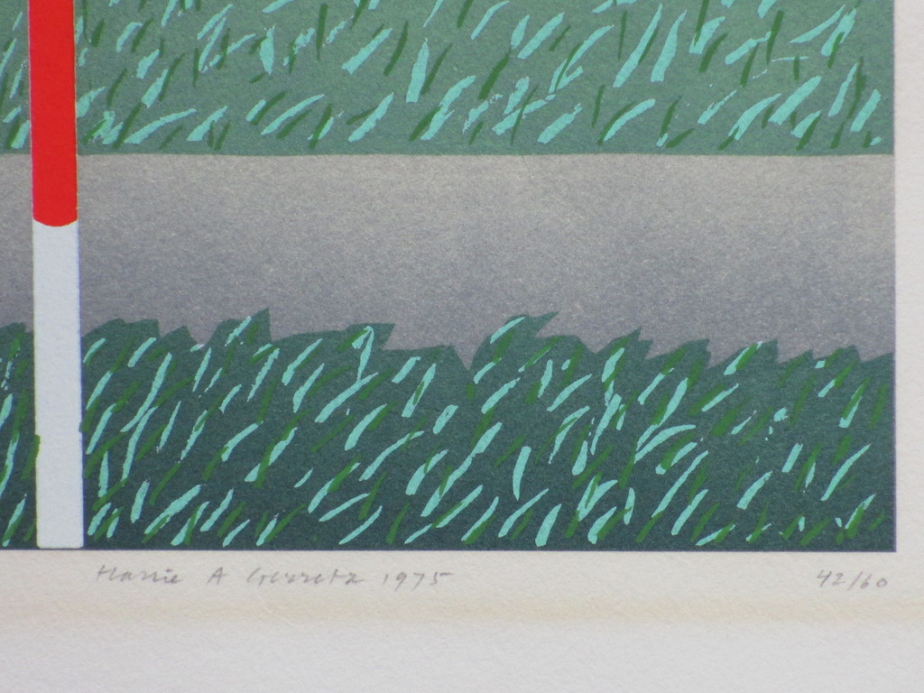 Harrie Gerritz, Een tevreden gevoel, Zeefdruk kopen? Bied vanaf 75!