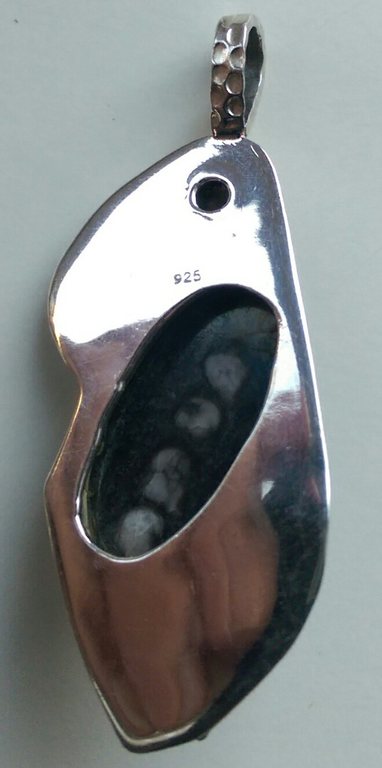 Zilveren design hanger met orthoceras  kopen? Bied vanaf 11!