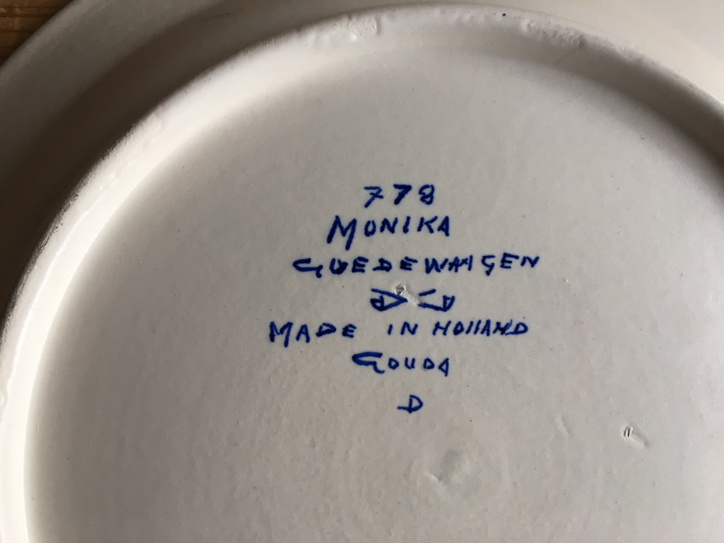 Goedewaagen Gouda - Groot wandbord decor Monika kopen? Bied vanaf 1!